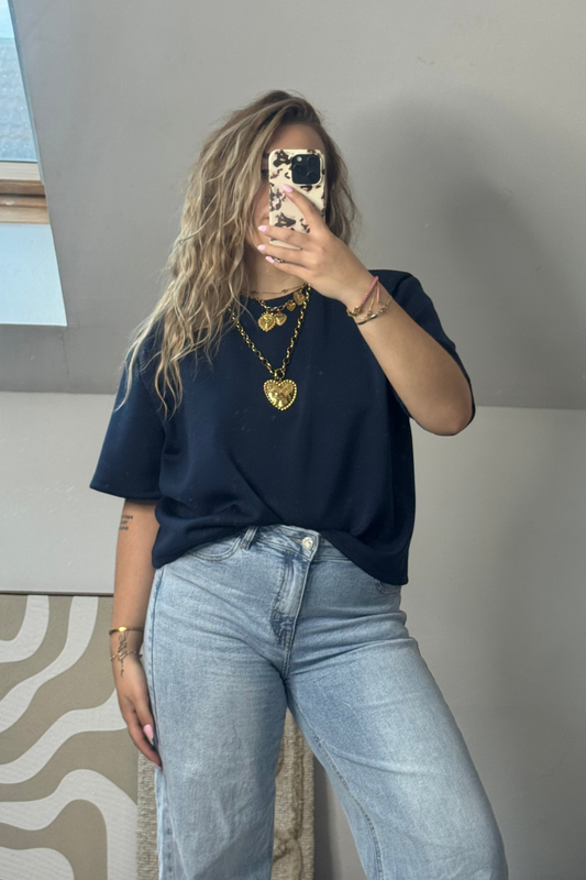 T-SHIRT LINA BLEU MARINE