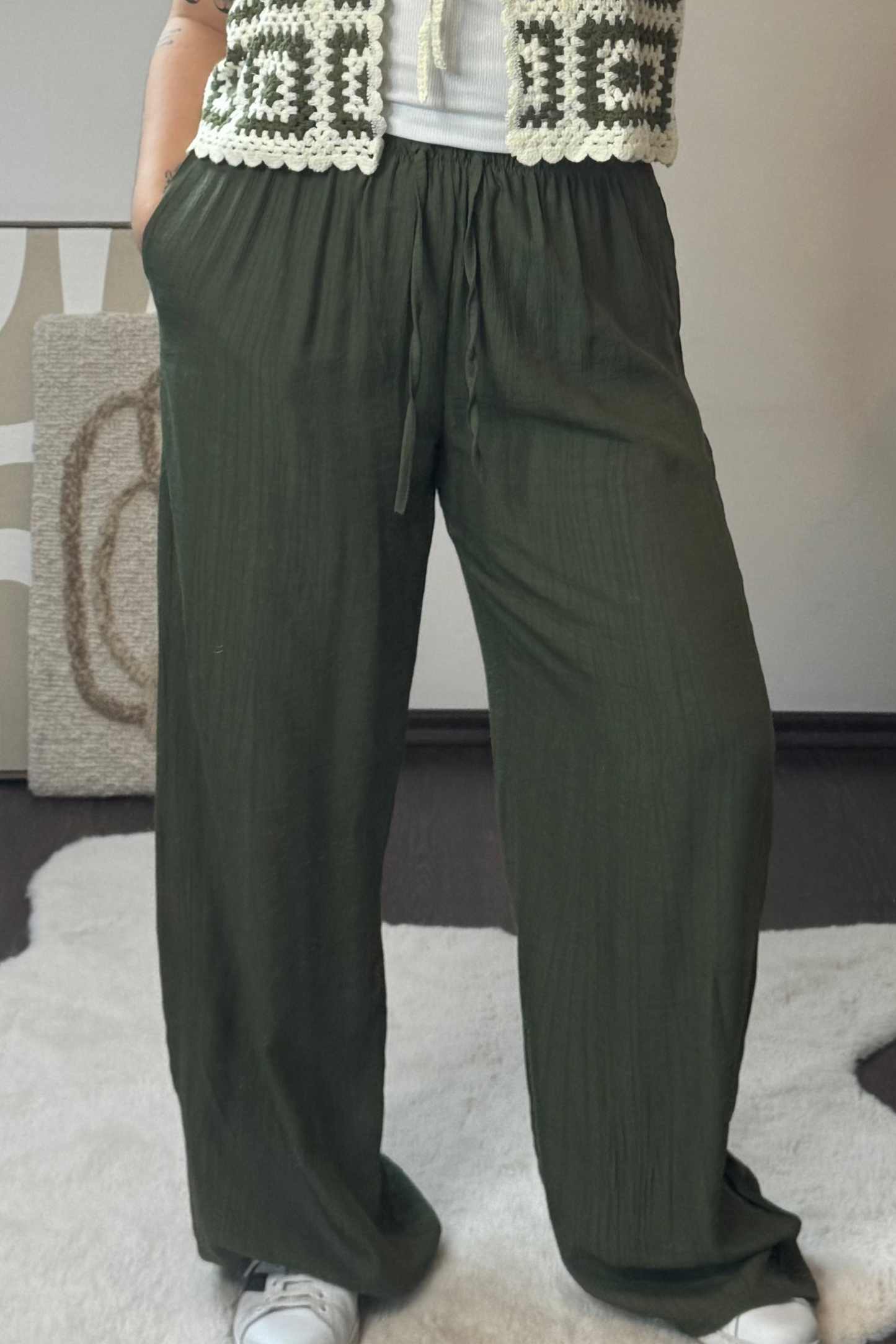 PANTALON IRIS VERT