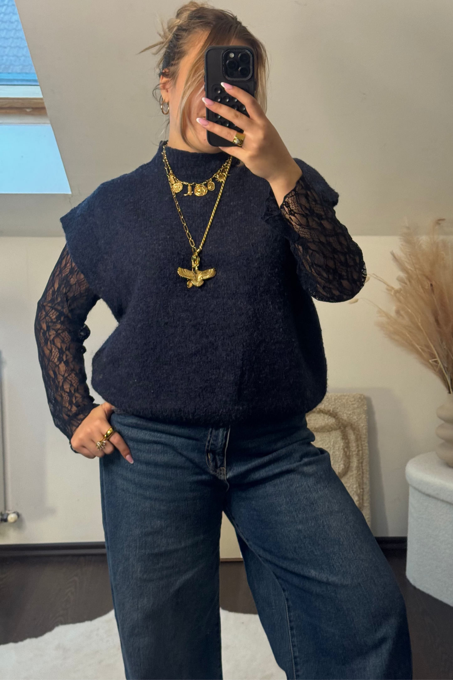 PULL CLARA BLEU MARINE