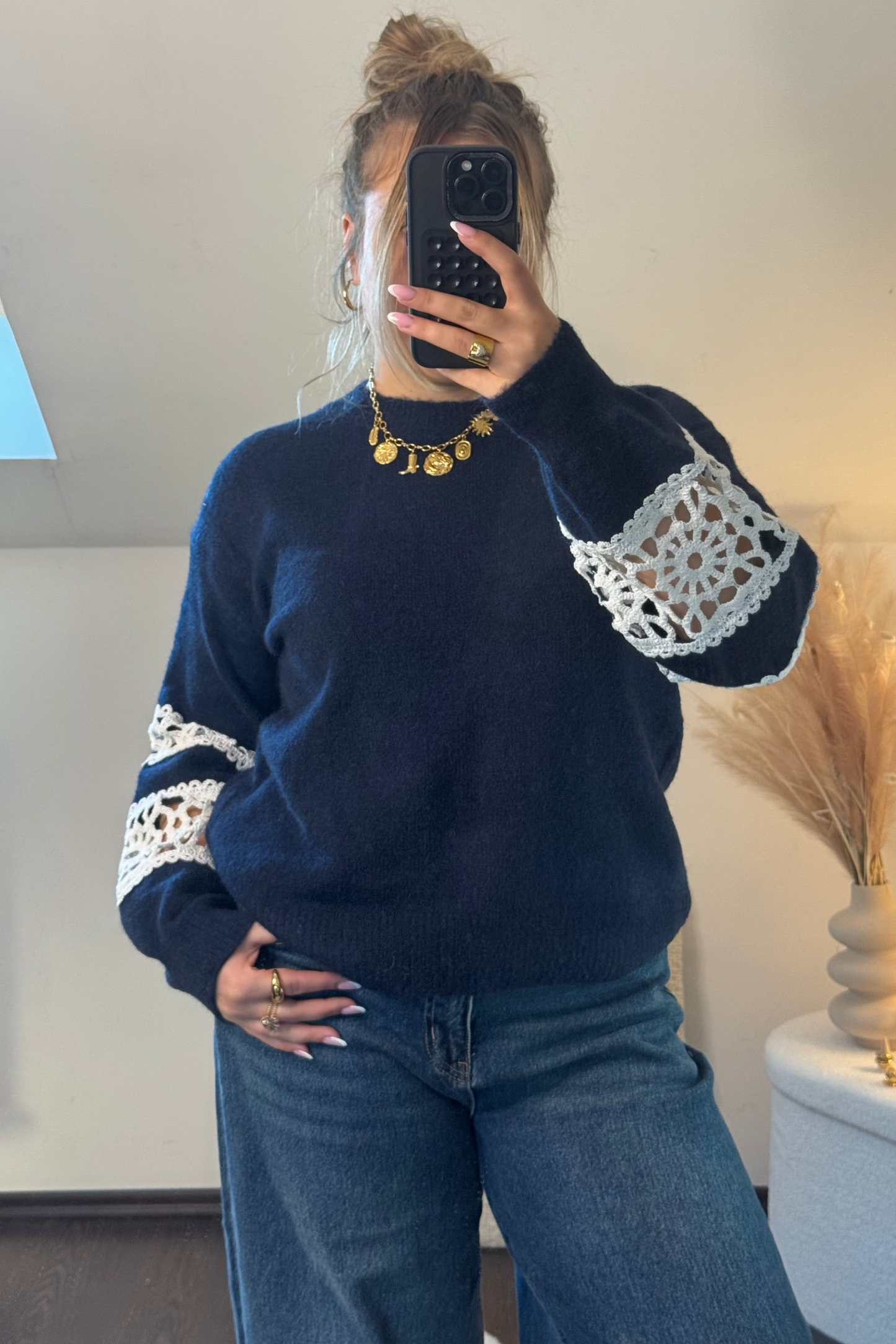 PULL PAULINE BLEU MARINE